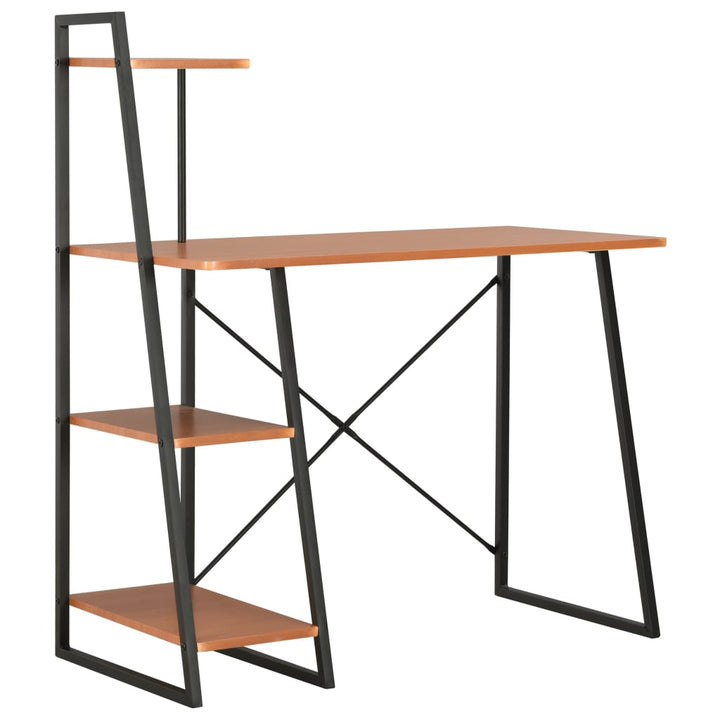 Skrivbord Med Hyllenhet 102X50X117 Cm
