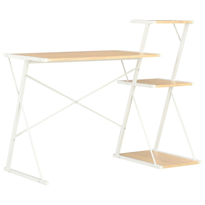 Skrivbord Med Hylla 116X50X93 Cm