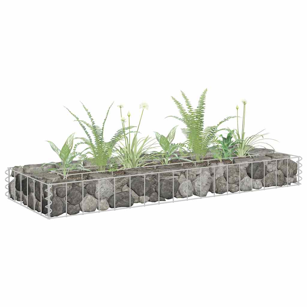 Planteringsgabion Upphöjd Galvaniserat Stål
