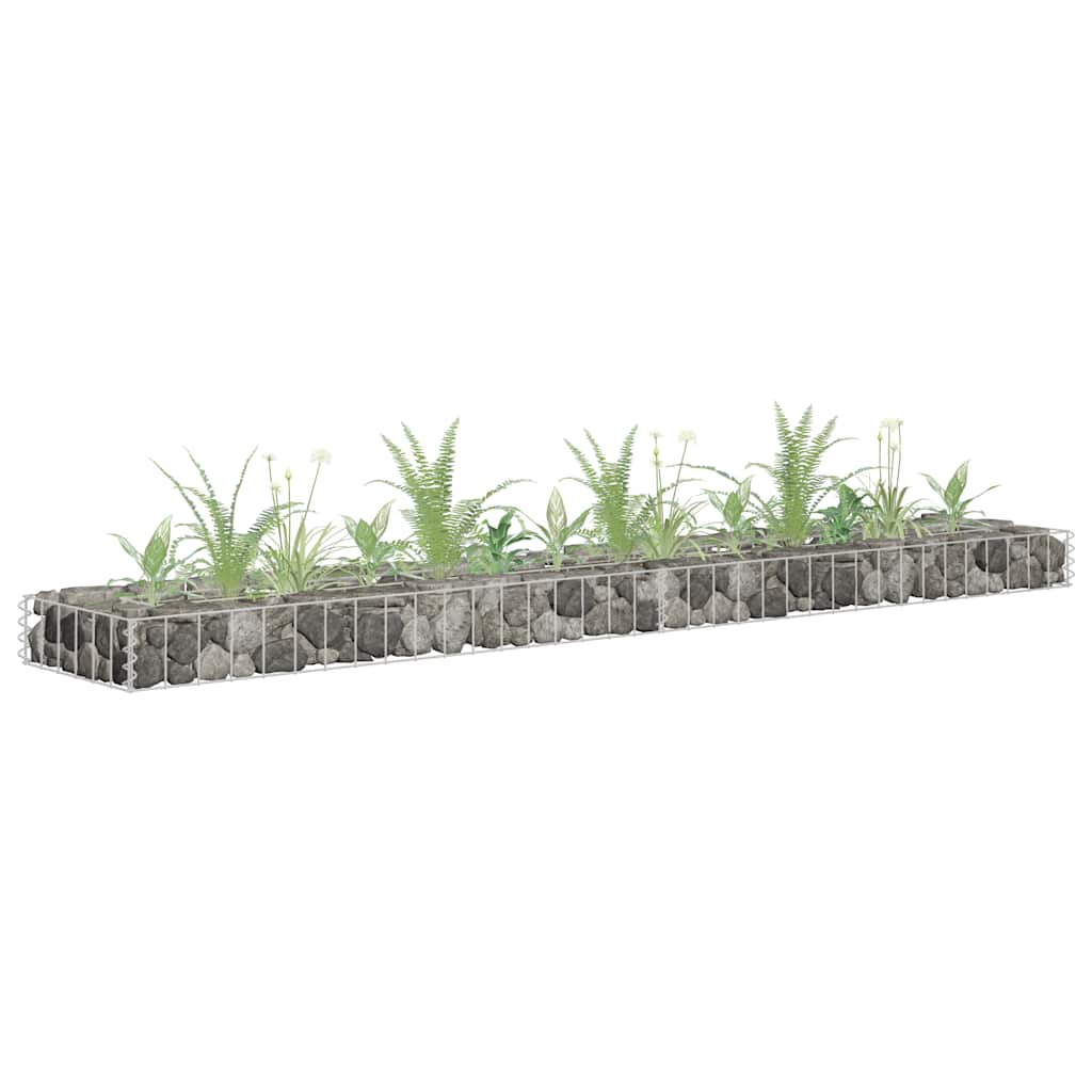 Planteringsgabion Upphöjd Galvaniserat Stål