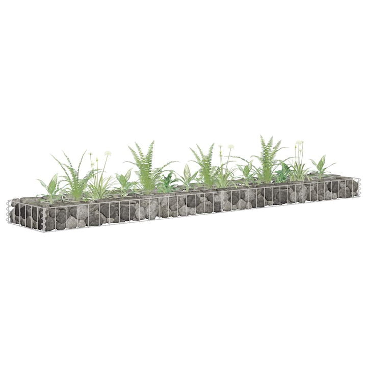 Planteringsgabion Upphöjd Galvaniserat Stål