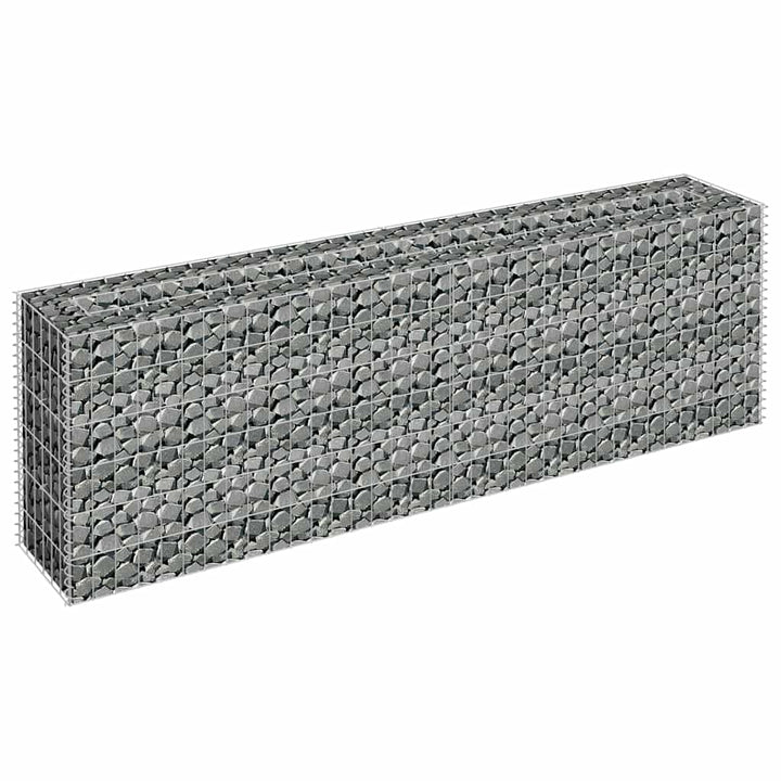 Planteringsgabion Upphöjd Galvaniserat Stål