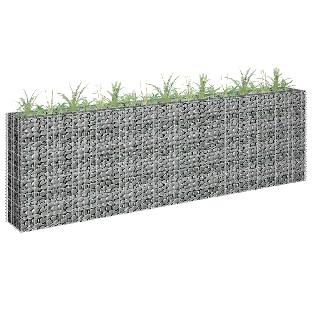 Planteringsgabion Upphöjd Galvaniserat Stål