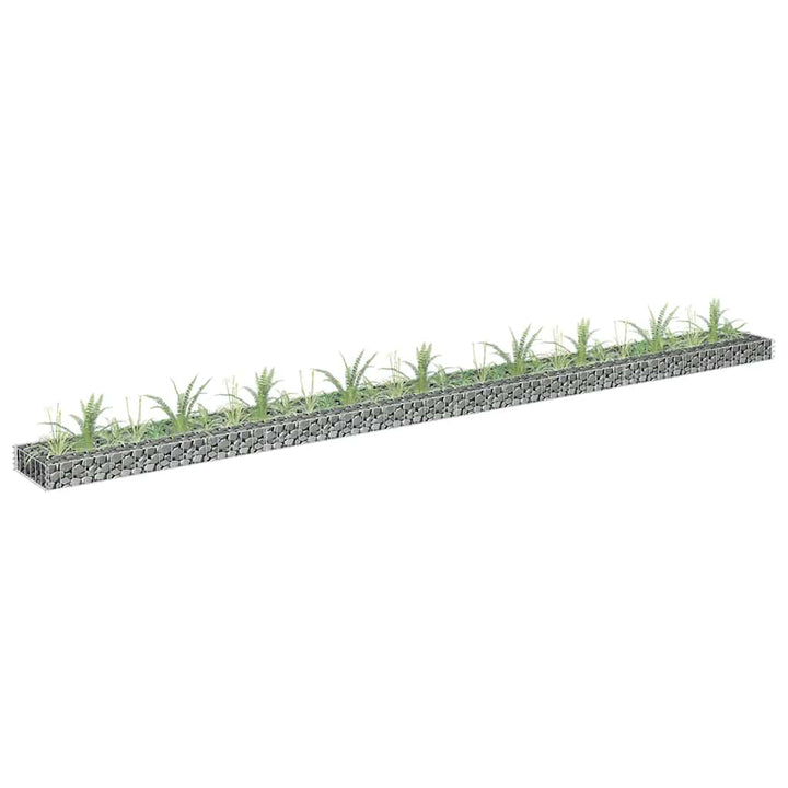 Planteringsgabion Upphöjd Galvaniserat Stål