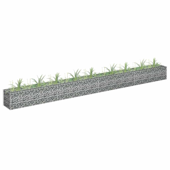 Planteringsgabion Upphöjd Galvaniserat Stål