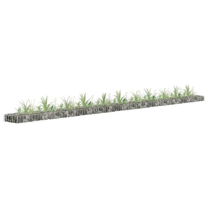 Planteringsgabion Upphöjd Galvaniserat Stål