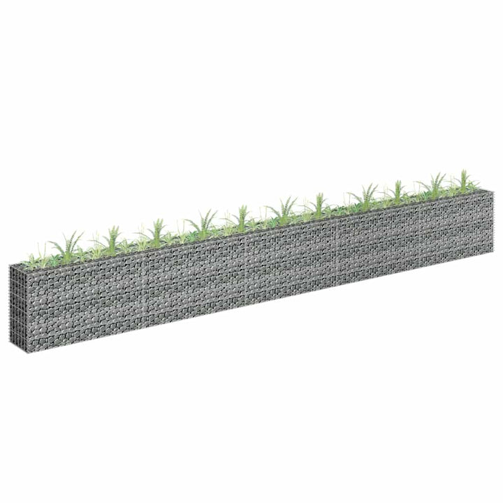 Planteringsgabion Upphöjd Galvaniserat Stål