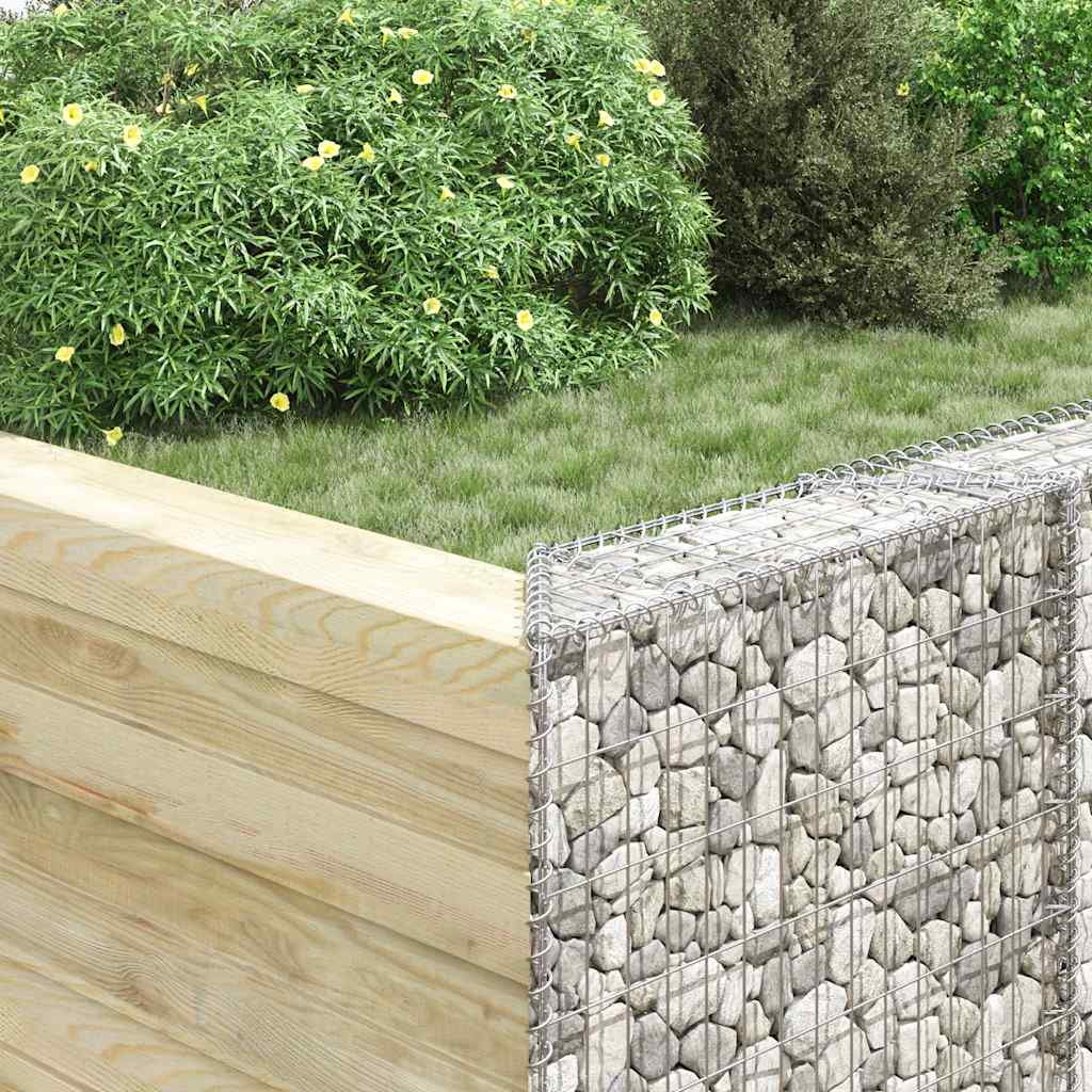 Gabion Trapets Upphöjd Galvaniserat Stål