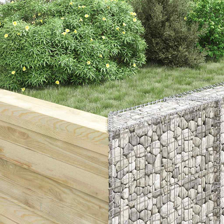 Gabion Trapets Upphöjd Galvaniserat Stål