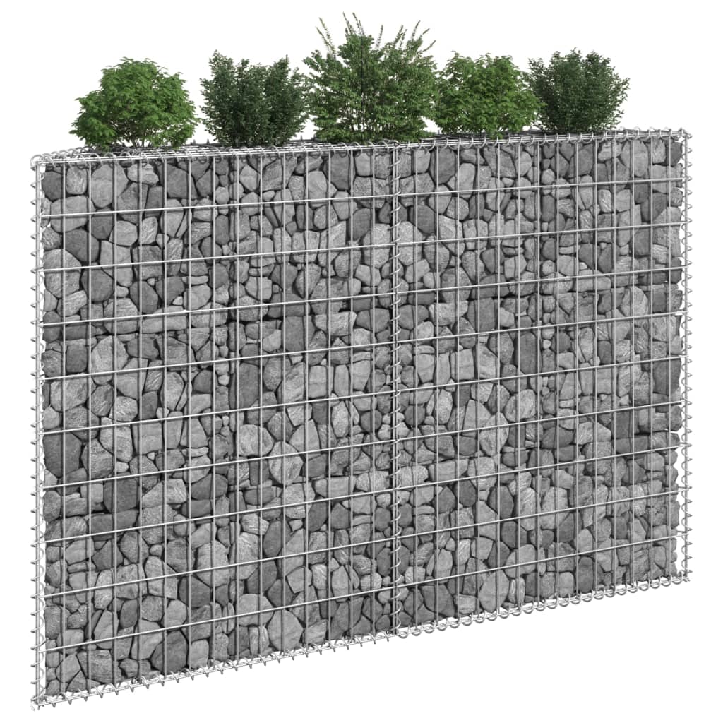 Gabion Trapets Upphöjd Galvaniserat Stål