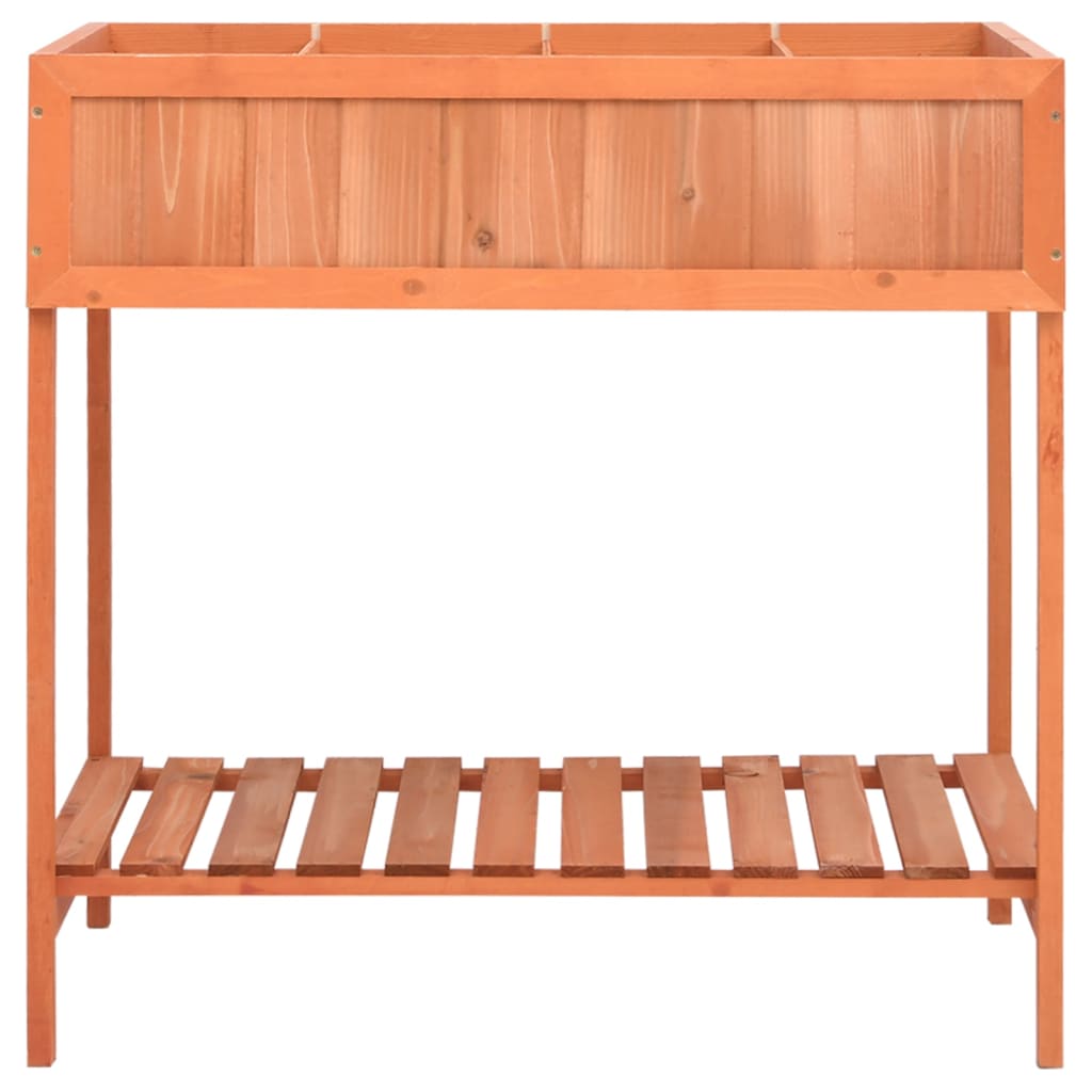 Odlingslåda För Örter 80X60X80 Cm Massivt Granträ