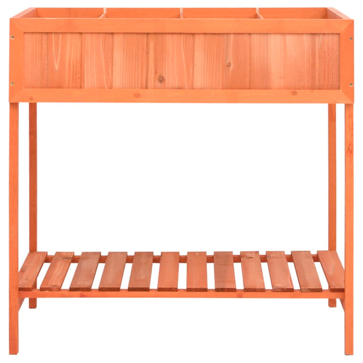 Odlingslåda För Örter 80X60X80 Cm Massivt Granträ