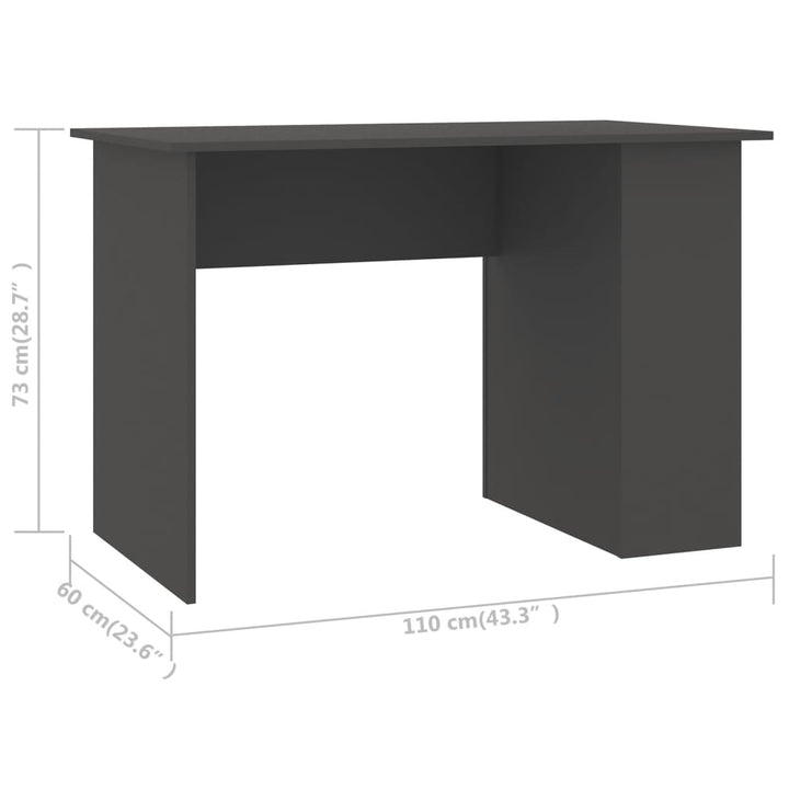 Skrivbord 110X60X73 Cm Konstruerat Trä