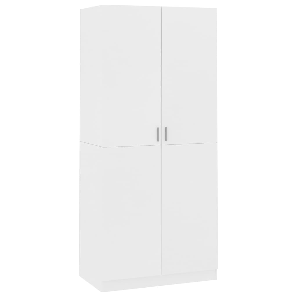 Garderob 90X52X200 Cm Konstruerat Trä
