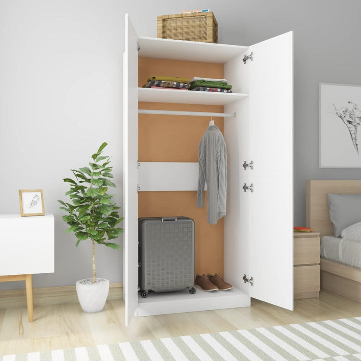 Garderob 90X52X200 Cm Konstruerat Trä