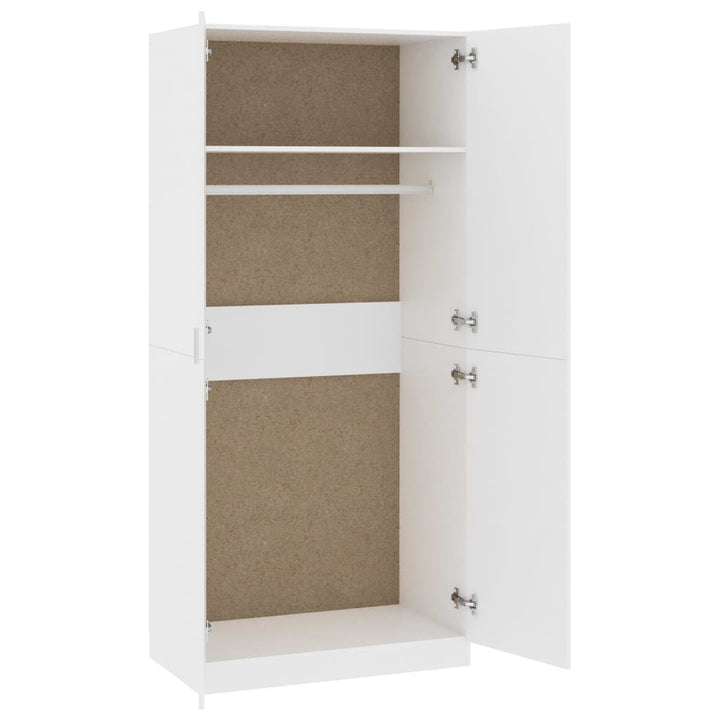 Garderob 90X52X200 Cm Konstruerat Trä