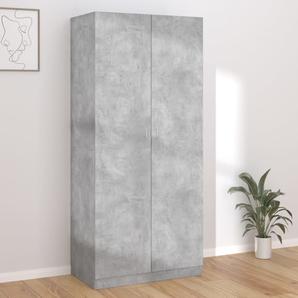 Garderob 90X52X200 Cm Konstruerat Trä