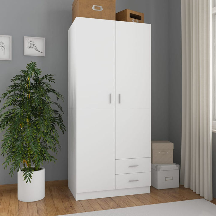 Garderob Åldrat Trä 80X52X180 Cm Konstruerat Trä