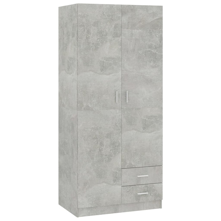 Garderob 80X52X180 Cm Konstruerat Trä