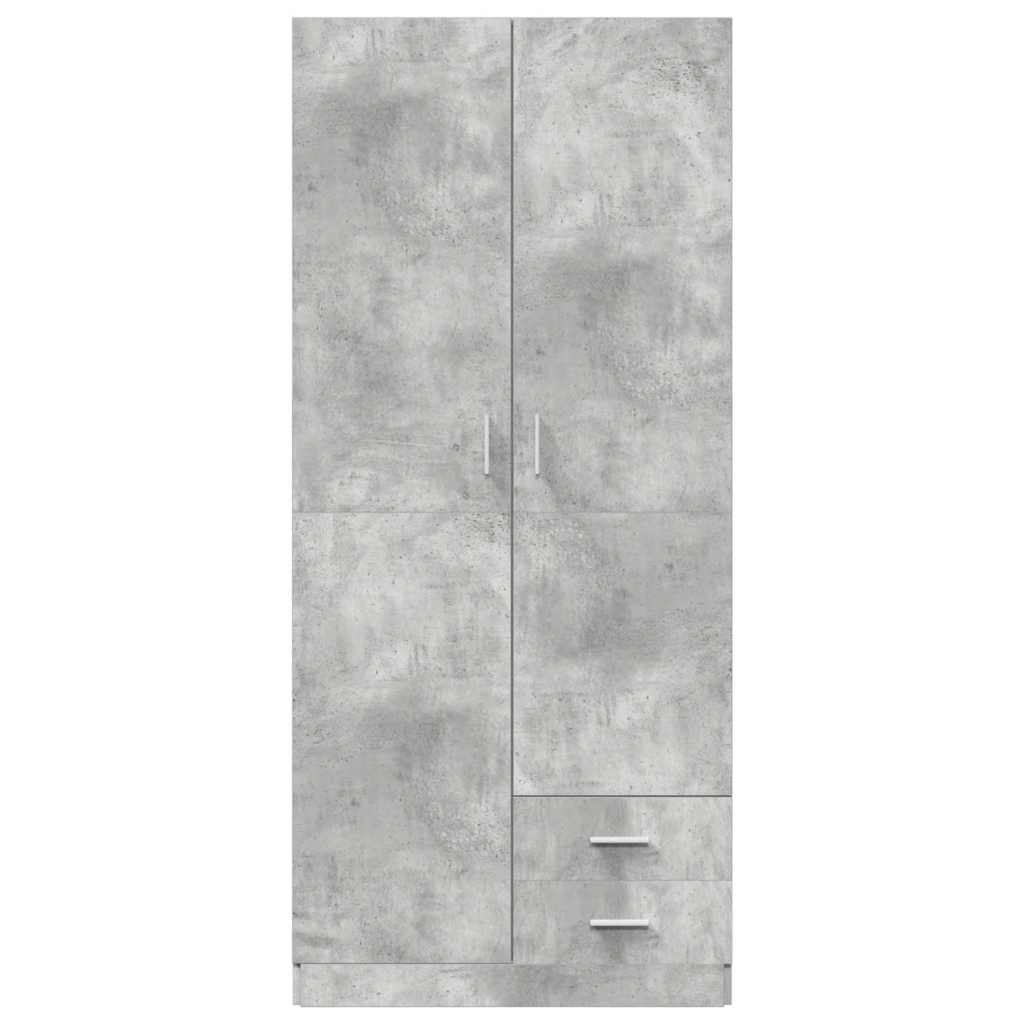 Garderob 80X52X180 Cm Konstruerat Trä