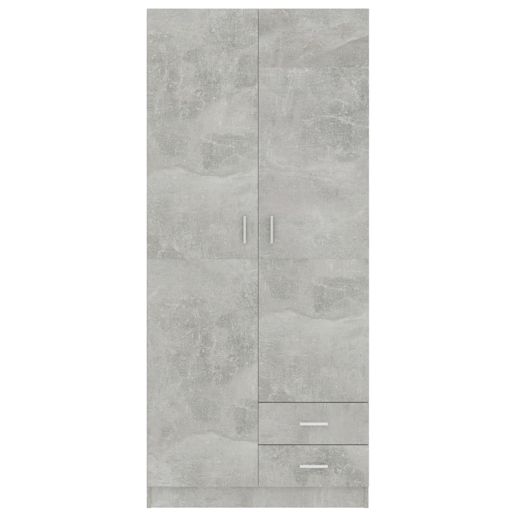 Garderob 80X52X180 Cm Konstruerat Trä