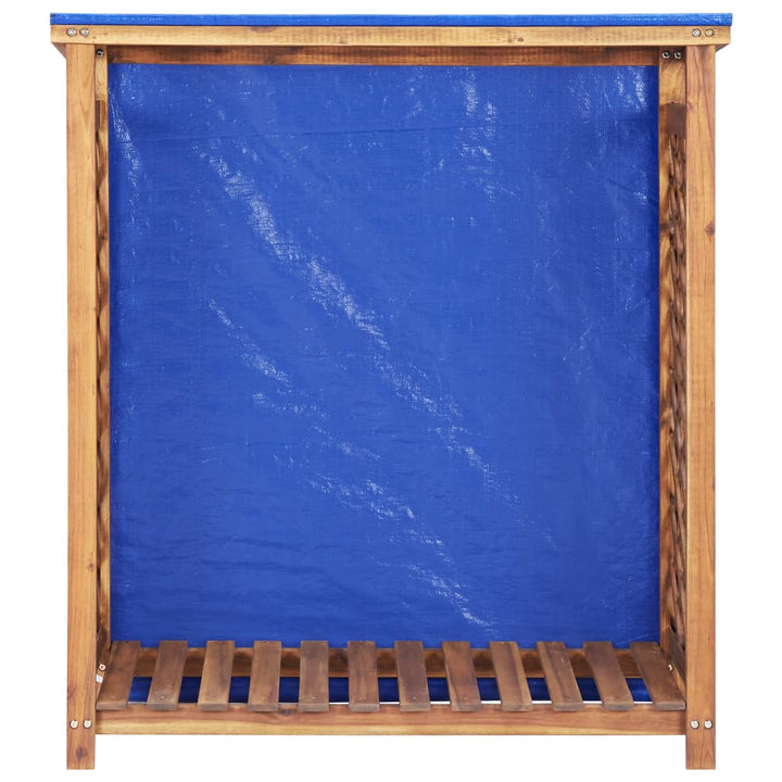 Vedbod 105X38X115 Cm Massivt Akaciaträ
