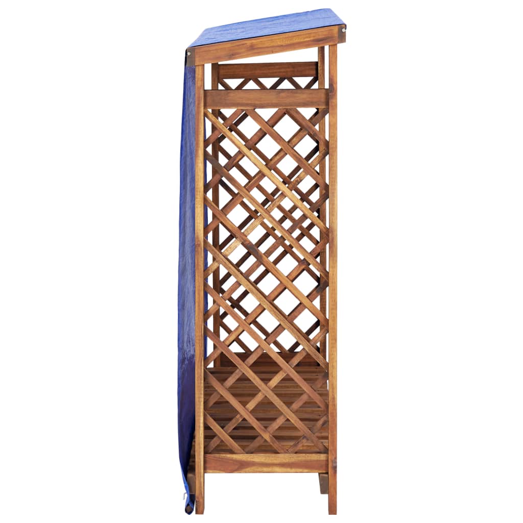 Vedbod 105X38X115 Cm Massivt Akaciaträ