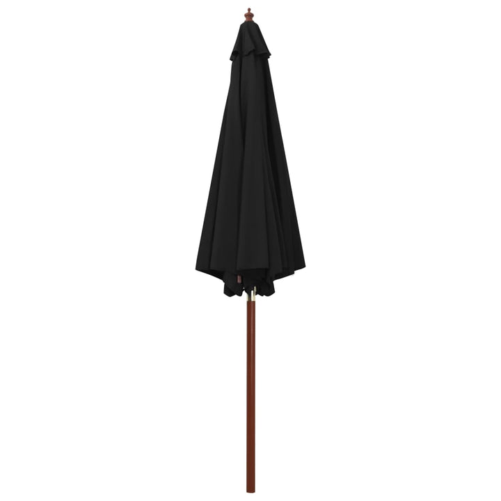 Parasoll Med Trästång 300X258 Cm