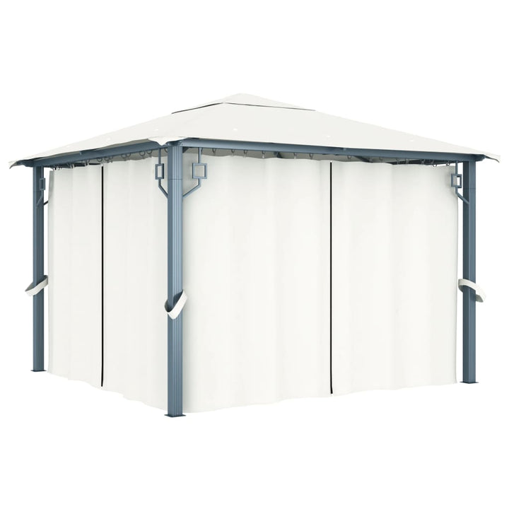 Paviljong Med Gardiner Aluminium