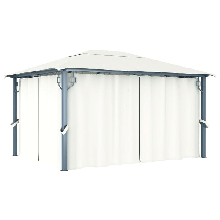 Paviljong Med Gardiner Aluminium