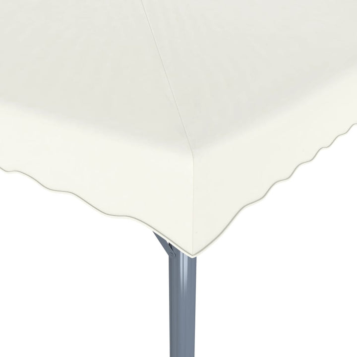 Paviljong 300X300 Cm Gräddvit Aluminium