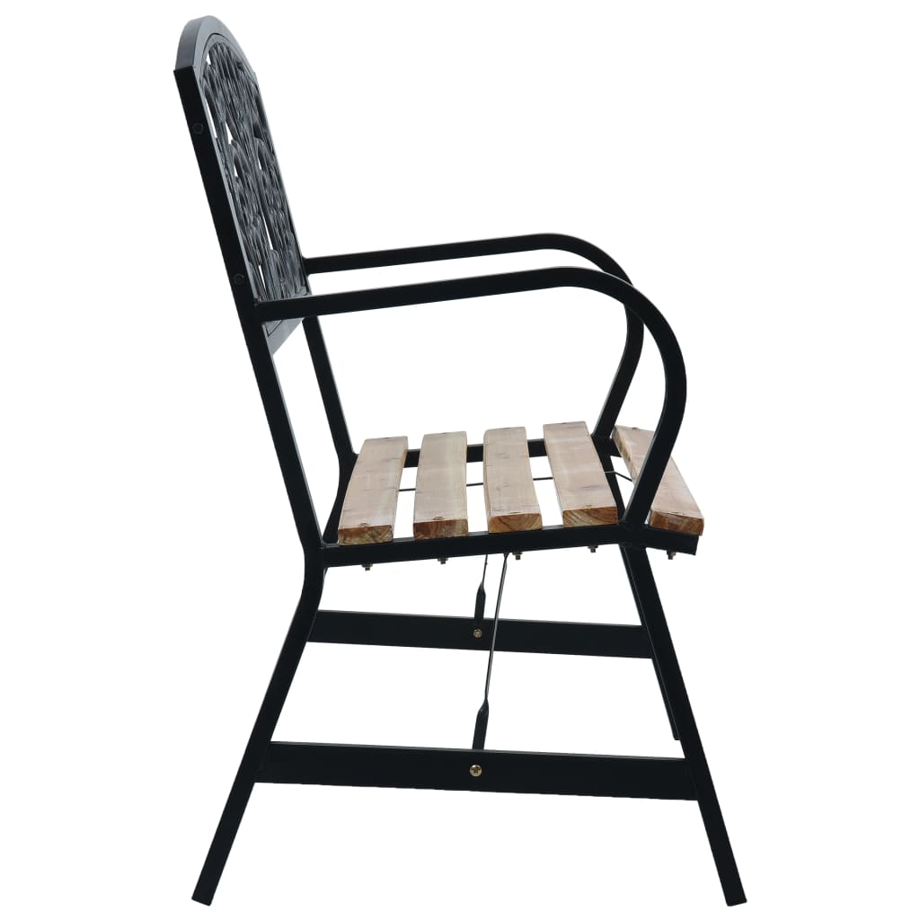 Trädgårdsbänk 120 Cm Trä