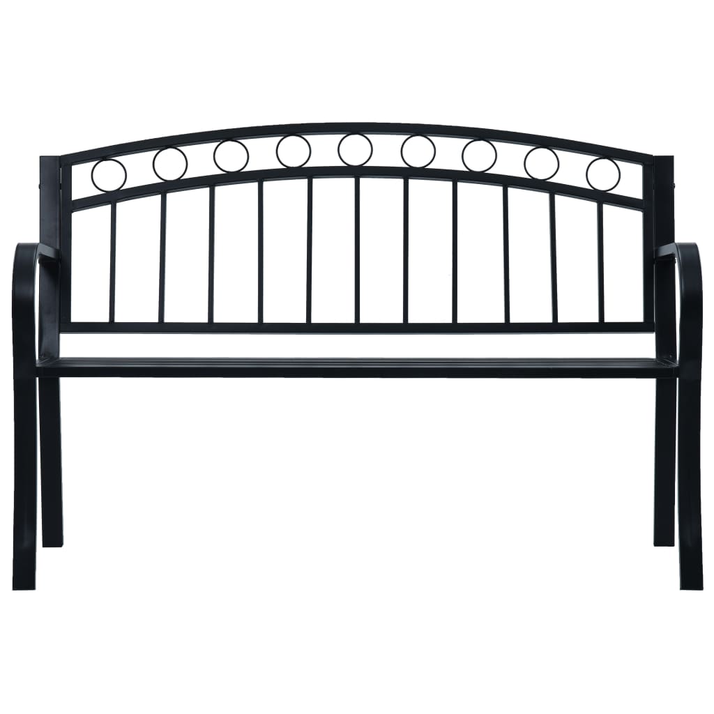 Trädgårdsbänk 125 Cm Stål