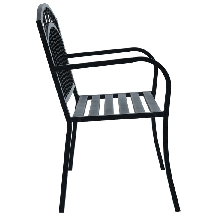 Trädgårdsbänk 125 Cm Stål