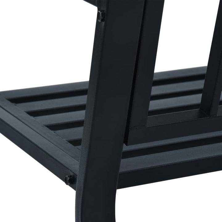 Trädgårdsbänk 125 Cm Stål