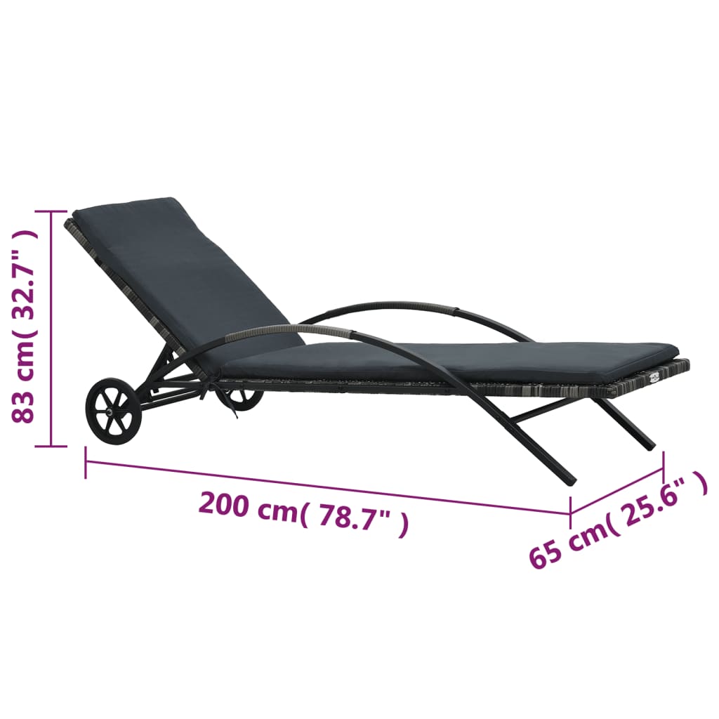 Solsängar Med Bord Konstrotting