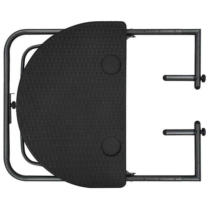 Balkongbord 60X64X83,5 Cm Plast Konstrotting