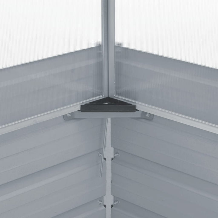 Växthus 100X100X77 Cm Galvaniserat Stål