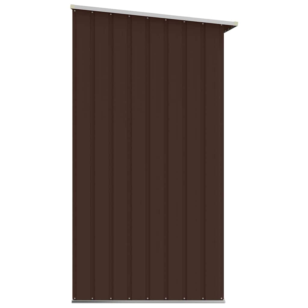 Vedskjul I Galvaniserat Stål 330X84X152 Cm