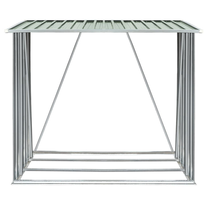 Vedskjul Galvaniserat Stål 163X83X154 Cm