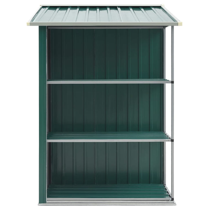 Trädgårdsbod Med Hylla 205X130X183 Cm Järn