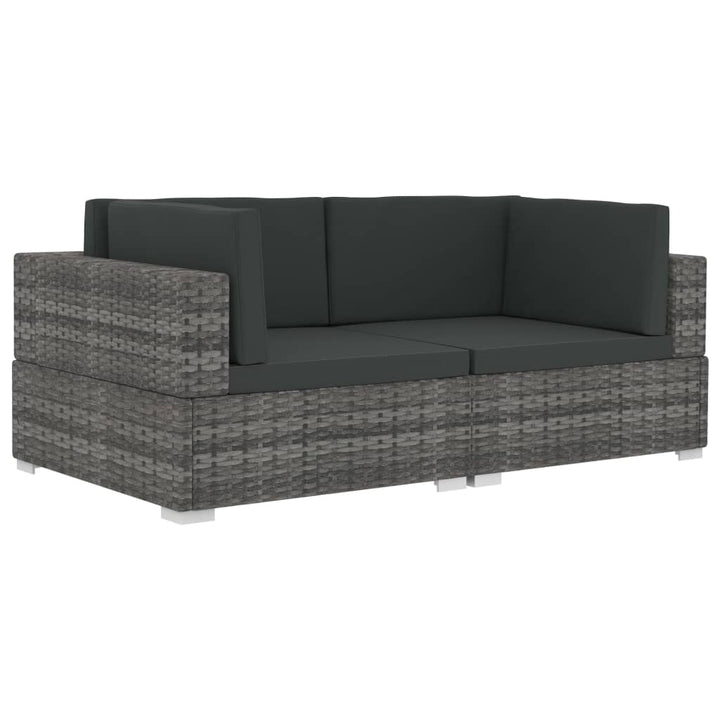 Hörnsitsar Modulsoffa 2 St Med Dynor Konstrotting