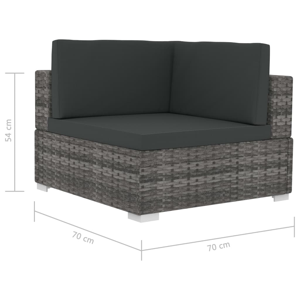 Hörnsitsar Modulsoffa 2 St Med Dynor Konstrotting
