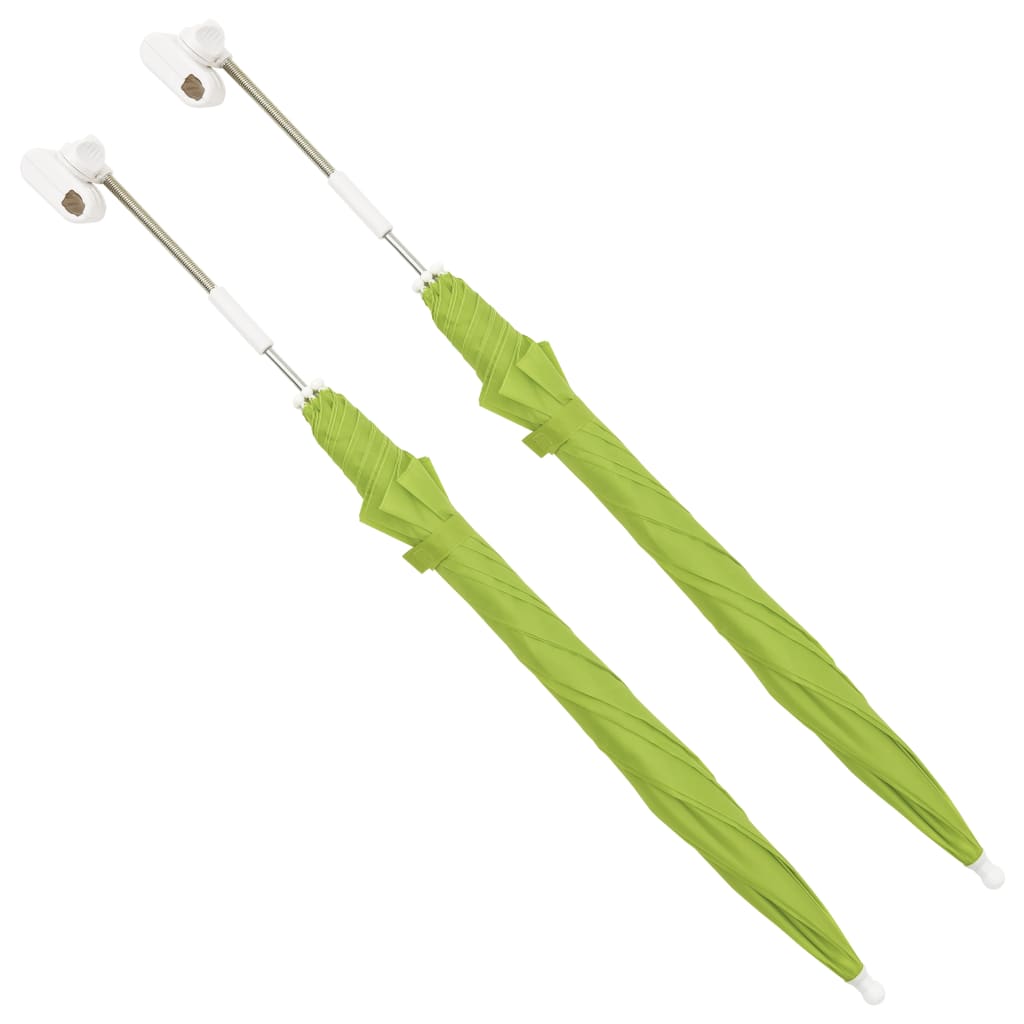 Parasoll Till Campingstol 2 St Grön 105 Cm