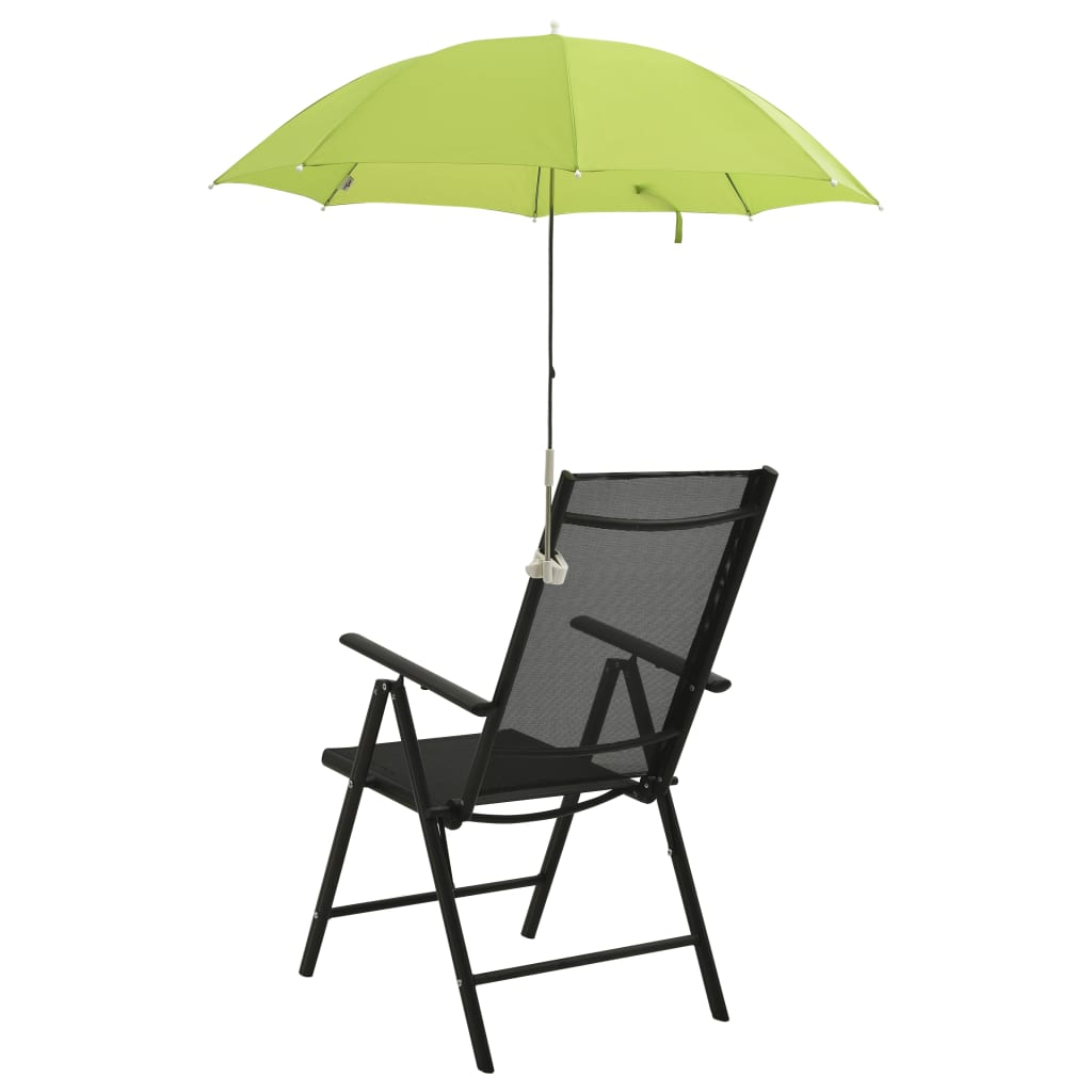 Parasoll Till Campingstol 2 St Grön 105 Cm