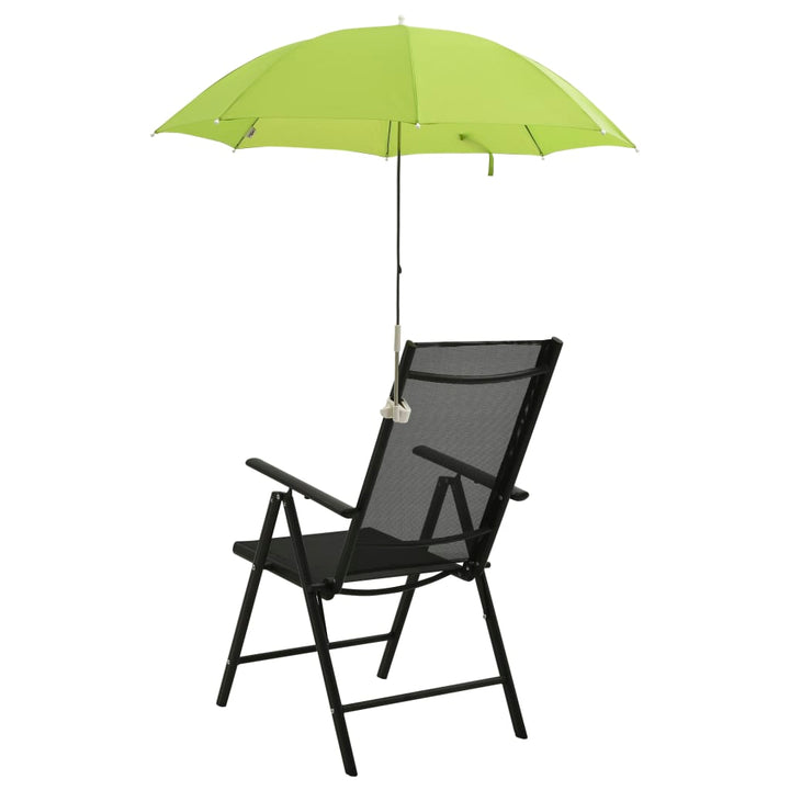 Parasoll Till Campingstol 2 St Grön 105 Cm