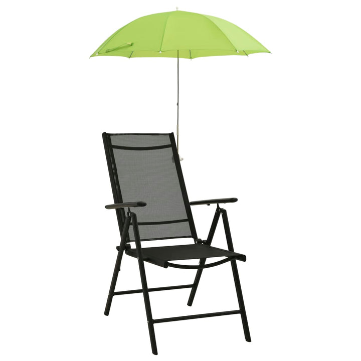 Parasoll Till Campingstol 2 St Grön 105 Cm