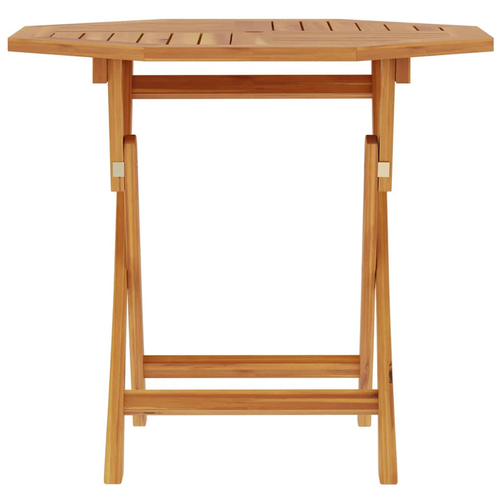 Hopfällbart Trädgårdsbord 85X85X76 Cm Massiv Teak