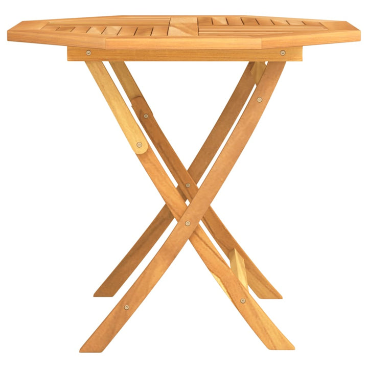 Hopfällbart Trädgårdsbord 85X85X76 Cm Massiv Teak