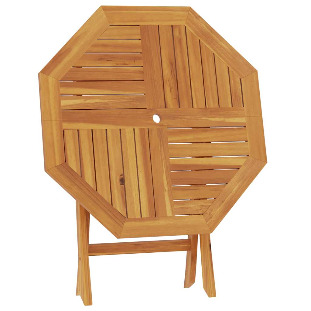 Hopfällbart Trädgårdsbord 85X85X76 Cm Massiv Teak